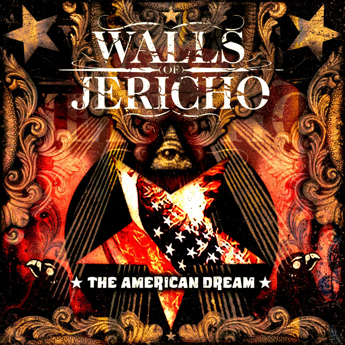 walls of jericho american dream drum cover