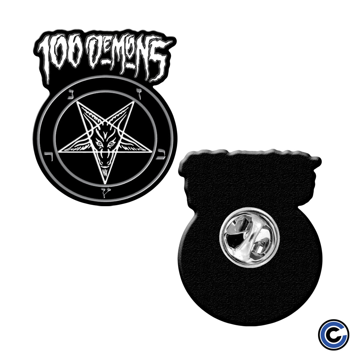 100 Demons "Pentagram" Pin