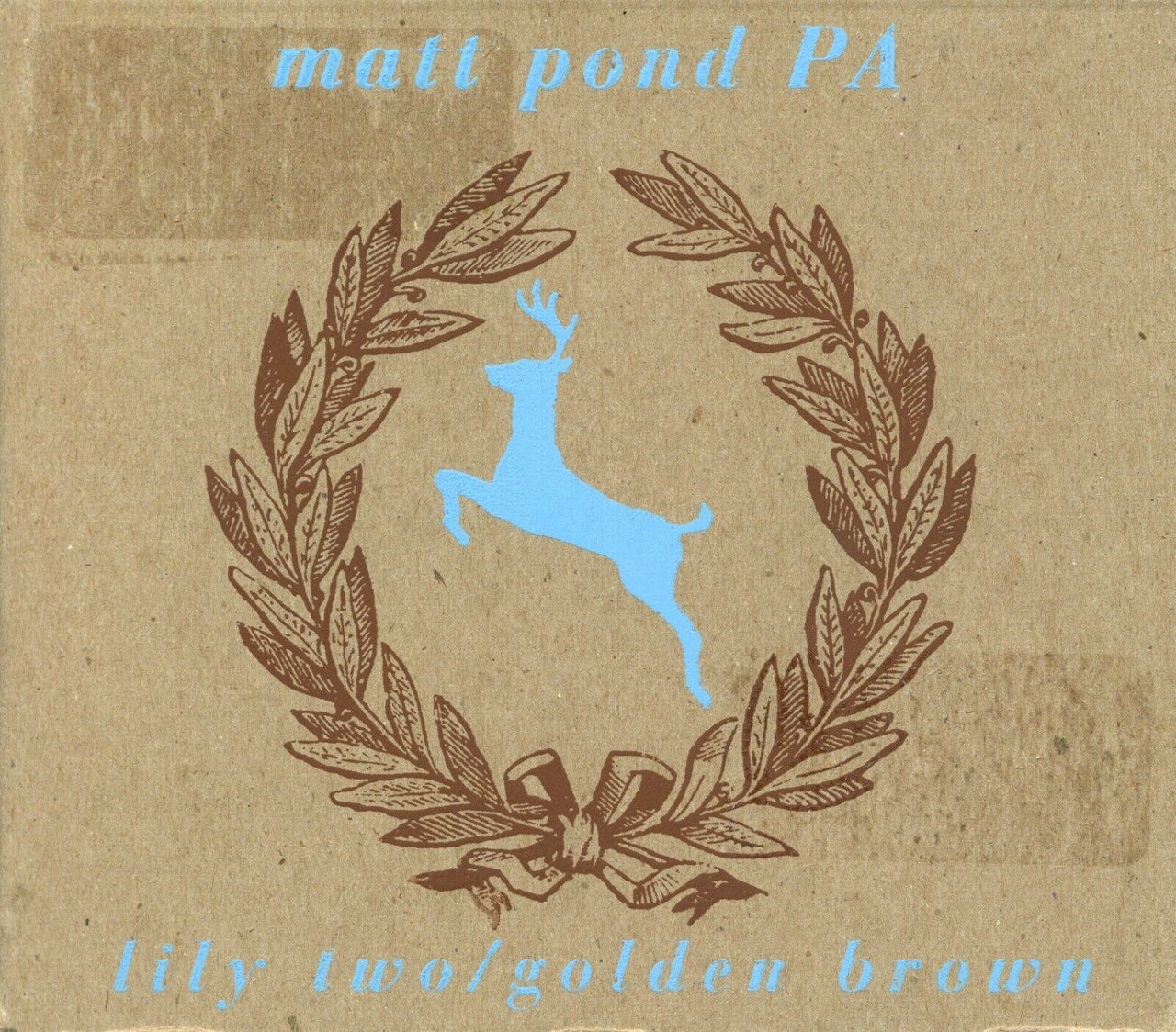 Matt Pond PA "Lily Two / Golden Brown" CD