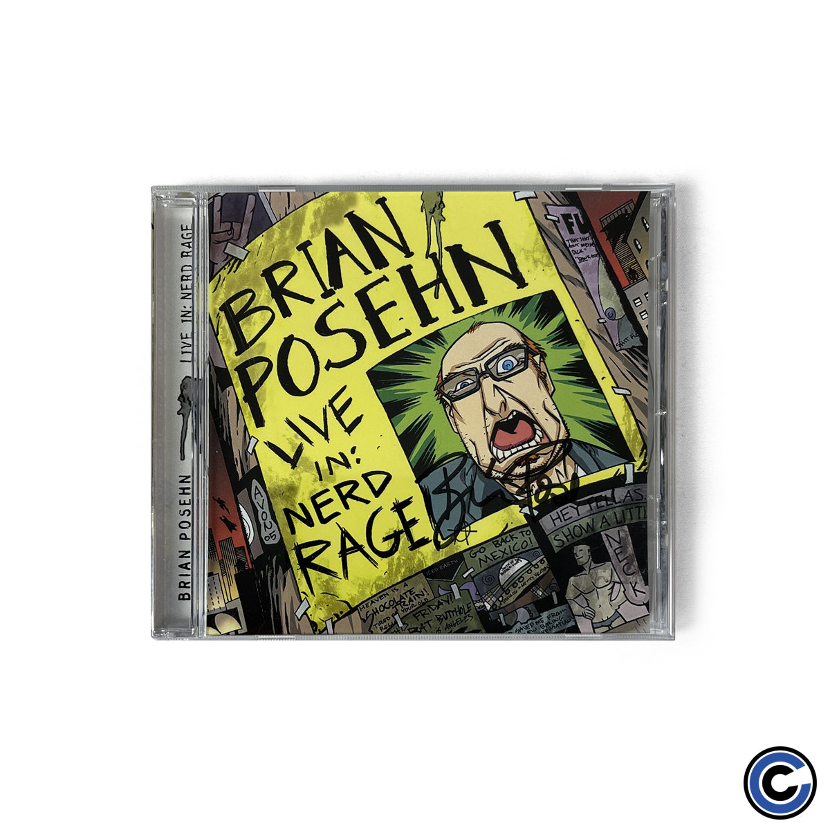 Brian Posehn "Live In: Nerd Rage" CD Signed