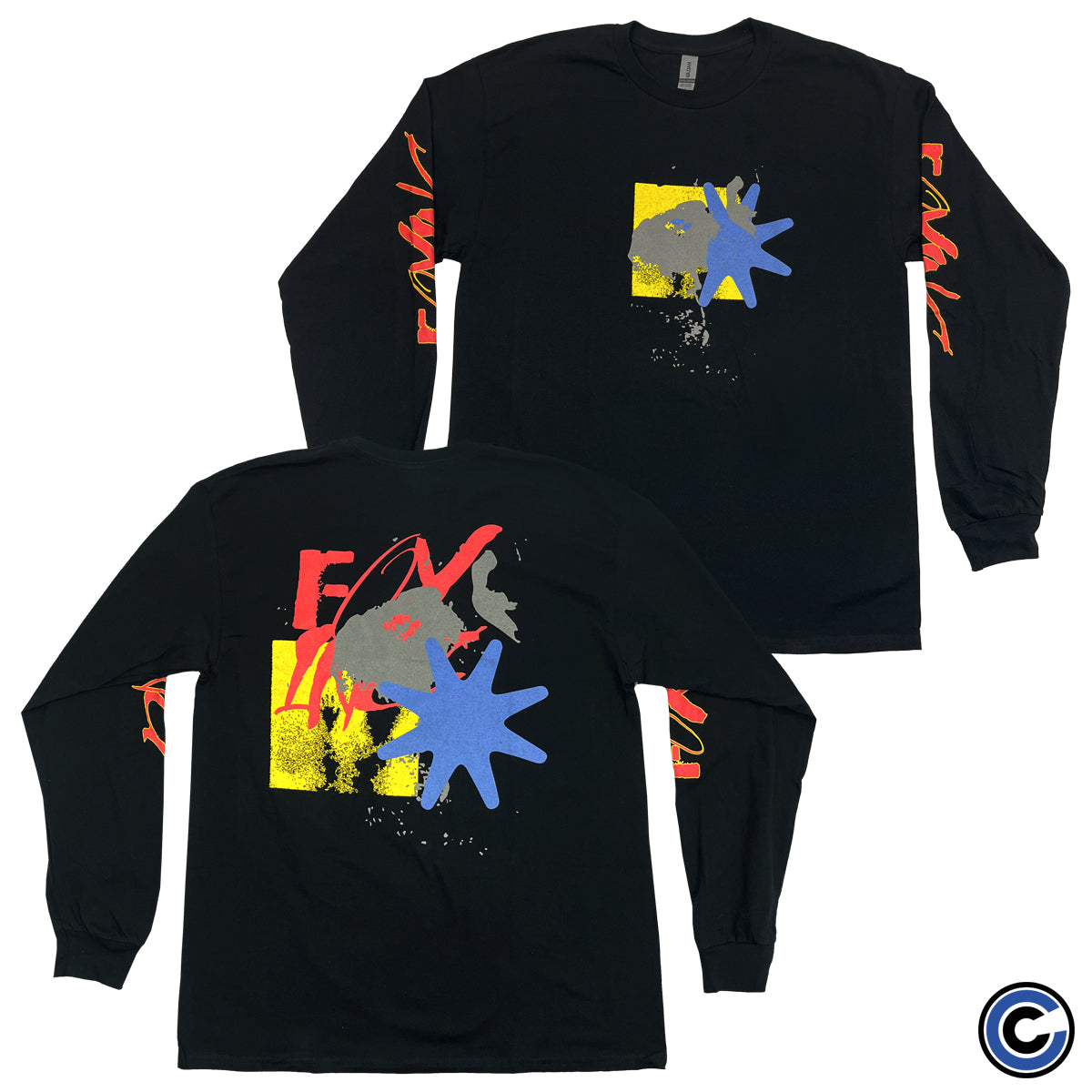 Foxing "Shapes" Long Sleeve