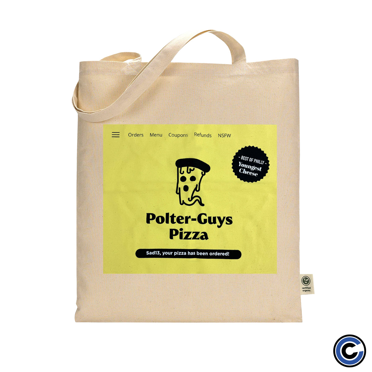 Sad13 "Polter Guys Pizza" Tote Bag